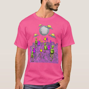 Camiseta Hongo Mágico Psicodélico Viaje Alien Shroom Edm G