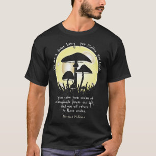 Camiseta Hongos a la luz de la luna ~ Terrence McKenna Cote