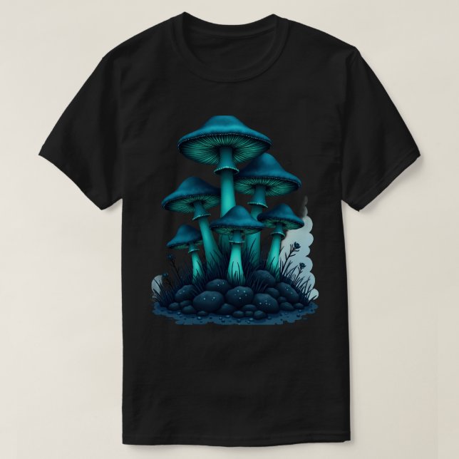Camiseta Hongos Brillantes (Diseño del anverso)