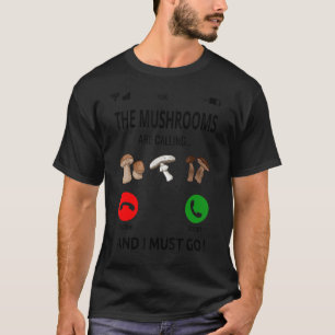 Camiseta Hongos cazadores de hongos llaman a la caza de hon