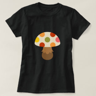 Camiseta Hongos coloridos lindo T-Shirt