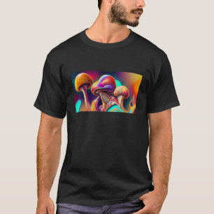 Camiseta Hongos Coloridos Mycology Mushroom Dream Resumen