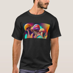 Camiseta Hongos Coloridos Mycology Mushroom Dream Resumen