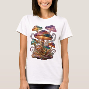 Camiseta Hongos de plata afilados de la galaxia