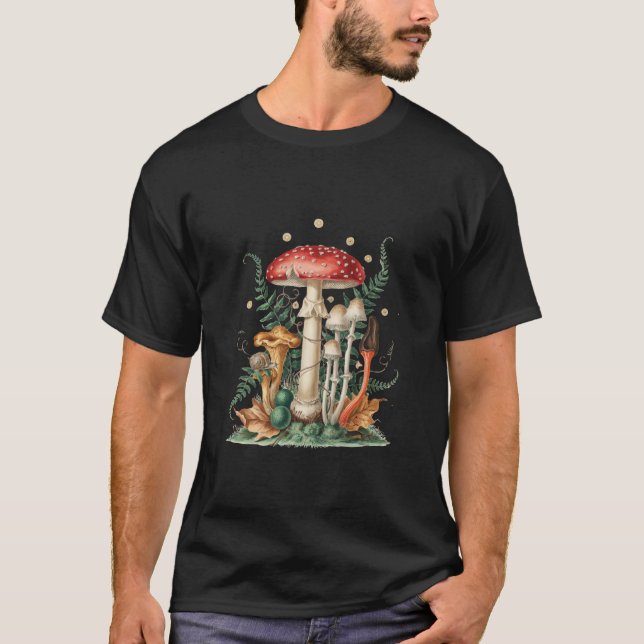 Camiseta Hongos del Bosque Encantado (Anverso)