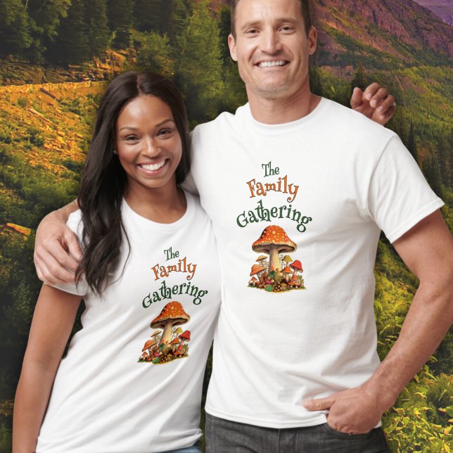 Camiseta Hongos divertidos de la Reunión Familiar Personali (Subido por el creador)