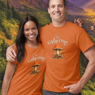 Camiseta Hongos Divertidos Personalizables Reunión Familiar
