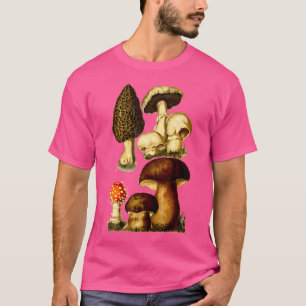 Camiseta Hongos Gráfico Ilustracion Shroom Morel Hunter