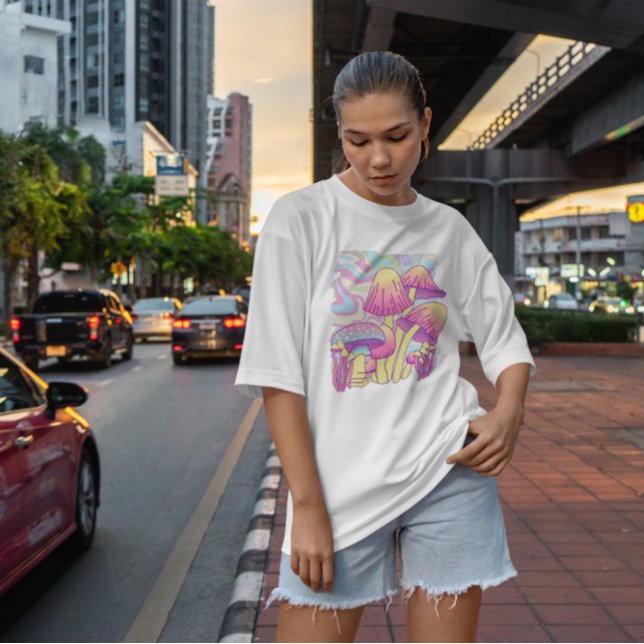 Camiseta Hongos Naturaleza psicodélica (Subido por el creador)