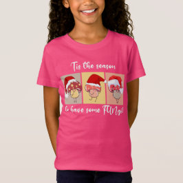 Camiseta Hongos Navideños Lindos TEMPORADA PARA DIVERSIÓN-G
