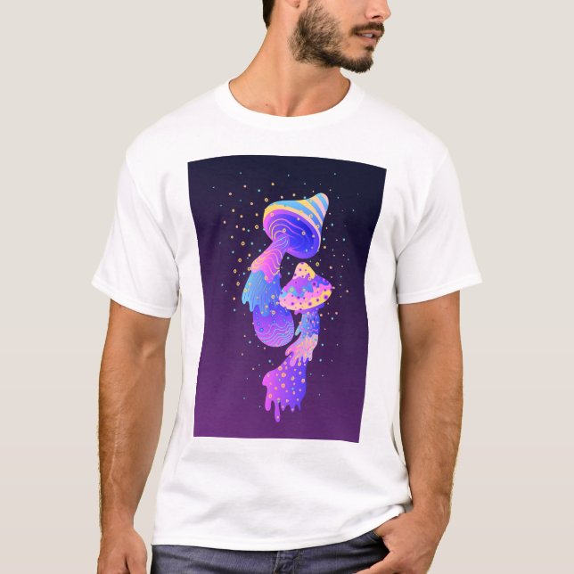Camiseta Hongos psicodélicos trippy (Anverso)