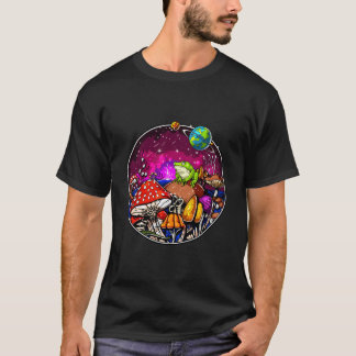 Camiseta Hongos Psilocibios Bosque Hongos Rana Setas