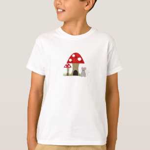 Camiseta Hongos y Ratón Pequeño