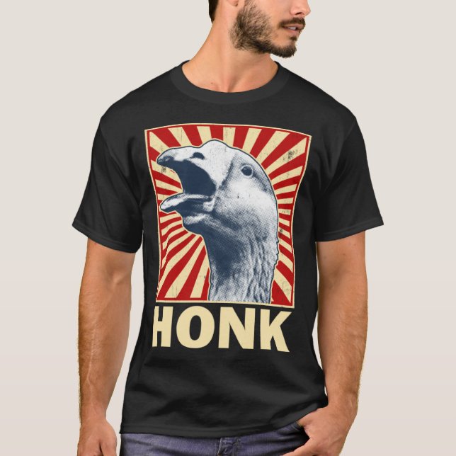 Camiseta Honk  Goose Game Animal Meme Goose (Anverso)