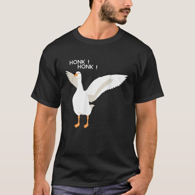Camiseta Honk Goose Honk el horrible ganso (Anverso)