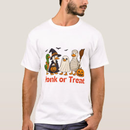 Camiseta Honk or Treat Funny Halloween Ducks Family T-Shirt