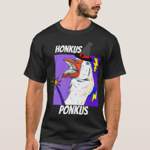 Camiseta Honkus Ponkus Duck Goose Halloween hueso fresco