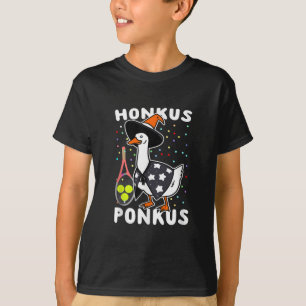 Camiseta Honkus Ponkus Funny Goose Halloween Tenis