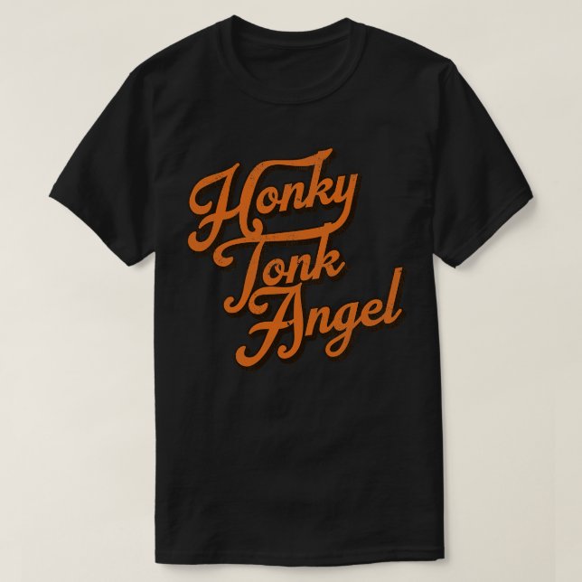 Camiseta Honky Tonk Angel (Diseño del anverso)