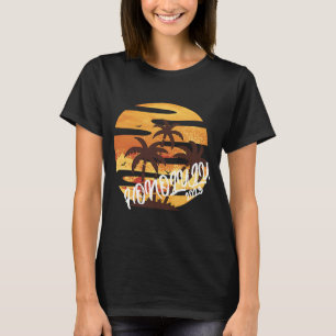 Camiseta Honolulu 2023 Family Vacation Retro Sunset Beach G
