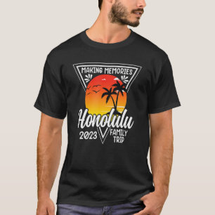 Camiseta Honolulu Beach Family Vacation 2023 Family Trip Gr