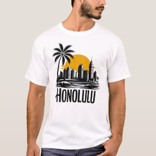 Camiseta Honolulu City Hawaii Estados Unidos