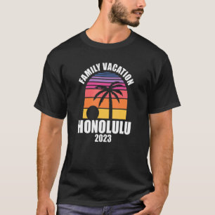 Camiseta Honolulu Family Vacation 2023 Summer Matching Holi