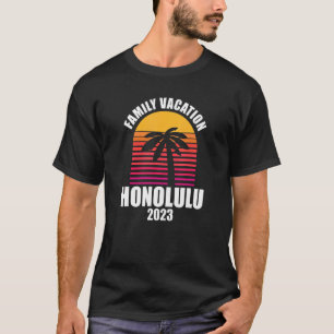 Camiseta Honolulu Family Vacation 2023 Summer Matching Holi