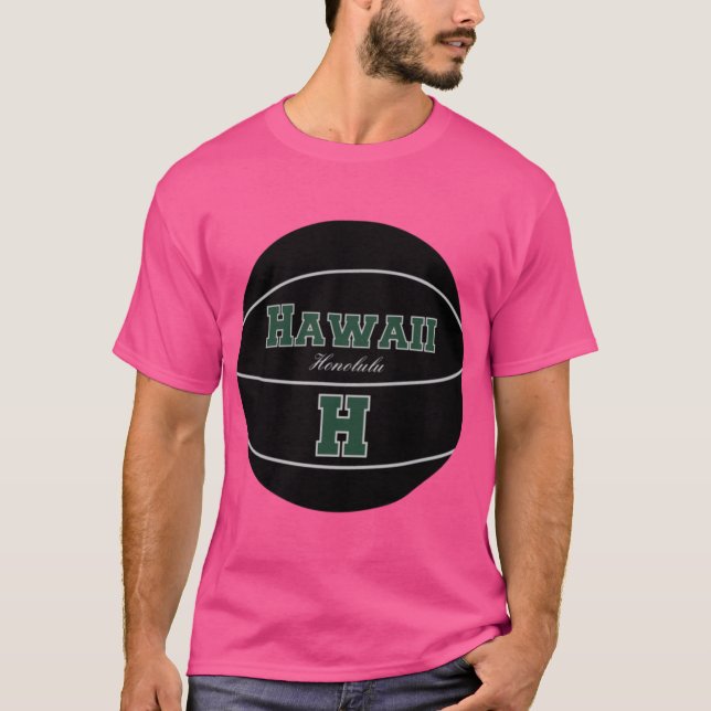 Camiseta Honolulu Hawái HI Baloncesto (Anverso)