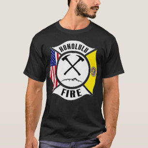 Camiseta Honolulu Hawaii Departamento de Bomberos Rescu