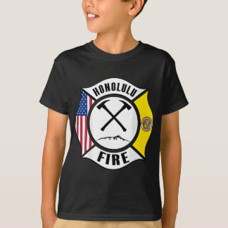 Camiseta Honolulu Hawaii Departamento de Bomberos Rescu