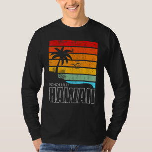 Camiseta Honolulu Hawaiian Sumer Vacation Aloha HI Beach Re