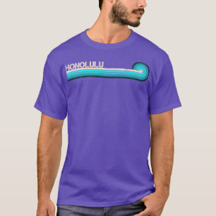 Camiseta Honolulu Retro Stripes TShirt