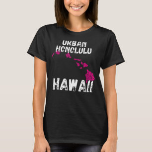 Camiseta Honolulu Urbano HI Hawái Ciudades de Hawái
