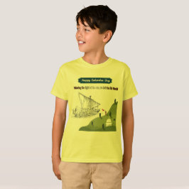 Camiseta Honor a Colón amarillo