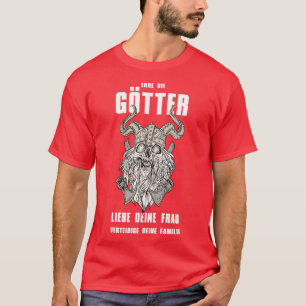 Camiseta Honor a los dioses amar a tu esposa, I Walhalla po