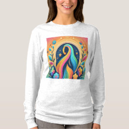 Camiseta Honor a su amor Manga Básica de Mujeres