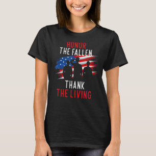 Camiseta Honor al veterano fallecido apoyo militar