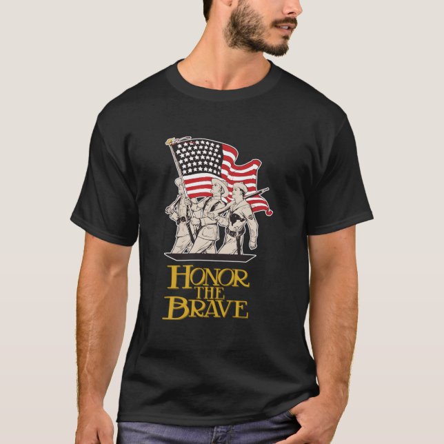Camiseta Honor The Brave (Anverso)