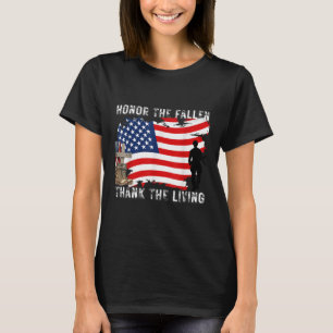 Camiseta Honor The Fallen Gracias A Living Memorial Day