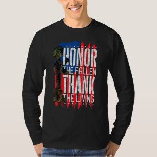 Camiseta Honor The Fallen Gracias A Living Memorial Day Vet