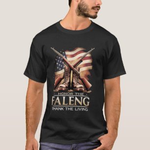 Camiseta Honor The Fallen Gracias A Living USA Veteran Prid
