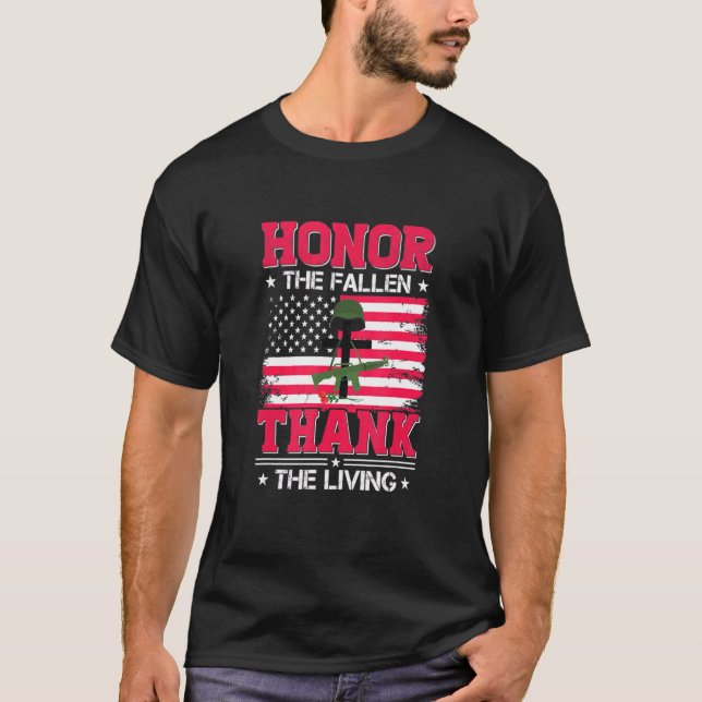 Camiseta Honor The Fallen Gracias A Living Veterans Day 1