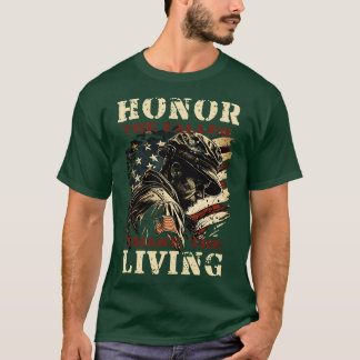 Camiseta Honor The Fallen Gracias A Los Vivos