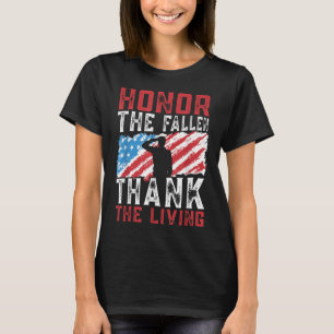 Camiseta Honor The Fallen Gracias Al Veterano Vivo