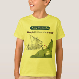Camiseta Honor to Columbus yellow