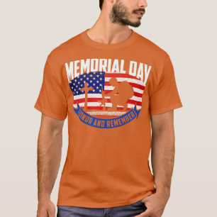 Camiseta Honor y recuerdo del día de la conmemoración