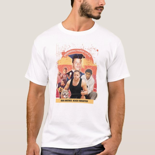 Camiseta Honorando a Parris Lucas-Camiseta Blanca (Anverso)