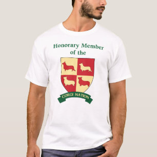 Camiseta honoraria del escudo de la nación del