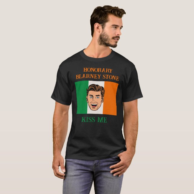 CAMISETA HONORARIO BLARNEY STONE LAD ME BESÓ (Anverso completo)